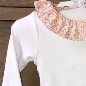 🆕 Baby Playsuit 12 mos Pink White.